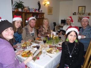 English interpreter Eleonora Monoscalco spent Christmas with an English family in London