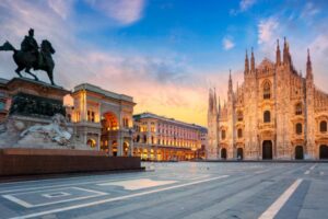 Cercasi interprete inglese a Milano, capitale economica d'Italia. Nell'immagine, vediamo il Duomo di Milano