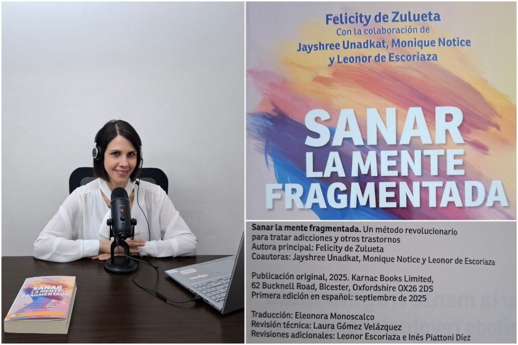 Eleonora Monoscalco, traduttrice editoriale che si è occupata della traduzione del libro “Healing the Fractured Mind” di Felicity de Zulueta dall’inglese allo spagnolo
